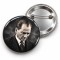 10 Kasım - Düşünceli Atatürk Portresi - 58mm Rozet