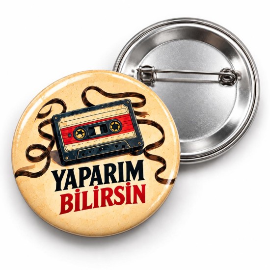 Yaparım Bilirsin - 58mm Rozet