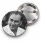 Atatürk - Beyaz Gömlekli Portre - 58mm Rozet