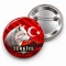 Türkiye - Beyaz Bozkurt - 58mm Rozet