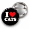 I Love Cats - 58mm Rozet