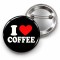 I Love Coffee - 58mm Rozet