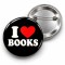 I Love Books - 58mm Rozet
