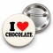 I Love Chocolate - 58mm Rozet
