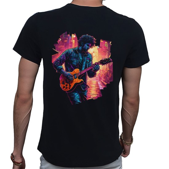 NEON GUITAR T-SHIRT