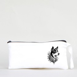 TATTOO BEZ KALEMLİK ÇANTA 21x10 cm BEYAZ - No.07