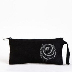 TATTOO BEZ KALEMLİK ÇANTA 21x10 cm SİYAH- No.09