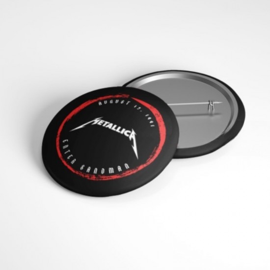 Metallica - Enter Sandman - 58mm Rozet