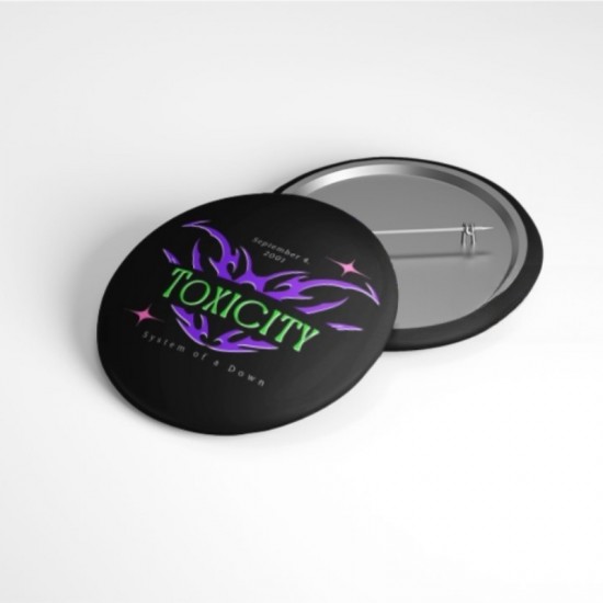 System of a Down - Toxicity - 58mm Rozet