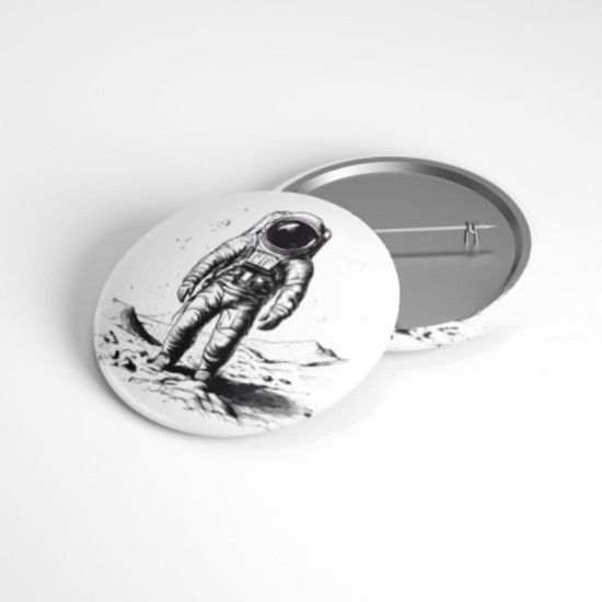 Astronot - 58mm Rozet