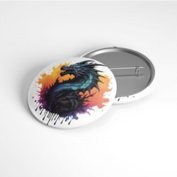 Ejderhanın Alevi - 58mm Rozet