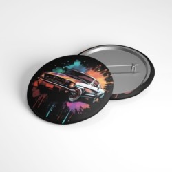 Retro Hız - 58mm Rozet