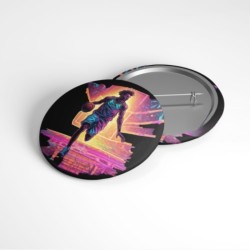 Neon Basketbolcu - 58mm Rozet
