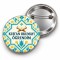 Kur’an Okumayı Öğrendim - Yıldız Çerçeveli Çini - 58mm Rozet