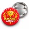 Başarılı Öğrenci - Kırmızı Kupa - 58mm Rozet