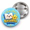 Başarılı Öğrenci - Mavi Kitap ve Yıldız - 58mm Rozet