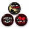 Corner In Your Head ve Nothing Else Matters - 3’lü 58mm Rozet Seti