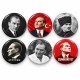 Atatürk ve Cumhuriyet - 6’lı 58mm Rozet Seti