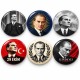 Atatürk İzindeyiz - 6’lı 58mm Rozet Seti