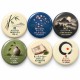 Japon Felsefesi Huzur ve Derinlik - 6’lı 58mm Rozet Seti