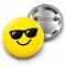 Güneş Gözlüklü Smiley - 58mm Rozet