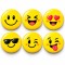 Smiley Neşe ve Eğlence - 6’lı 58mm Rozet Seti