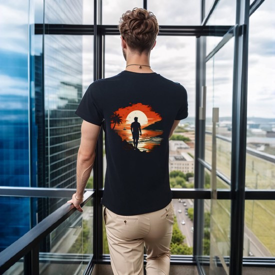 MAN ON ISLAND T-SHIRT