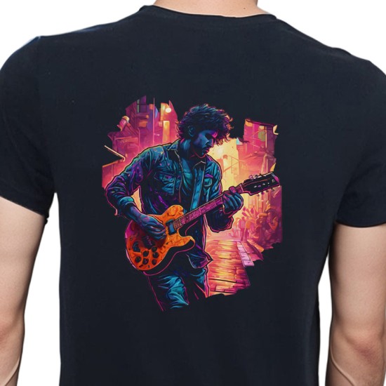 NEON GUITAR T-SHIRT