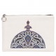 TÜRK EL SANATLARI TABLET/PORTFÖY ÇANTA - ASTARLI 30x21 cm BEYAZ - No.015