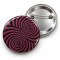 Vintage 2 - Mor Çift Spiral - 58mm Rozet