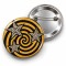 Vintage Spiral - Hardal ve Üç Yıldız - 58mm Rozet